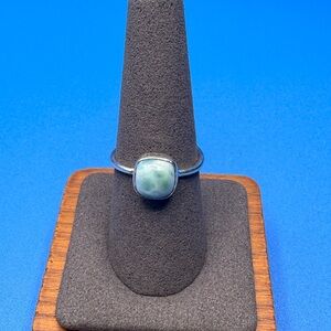 Sterling Silver Larimar Ring